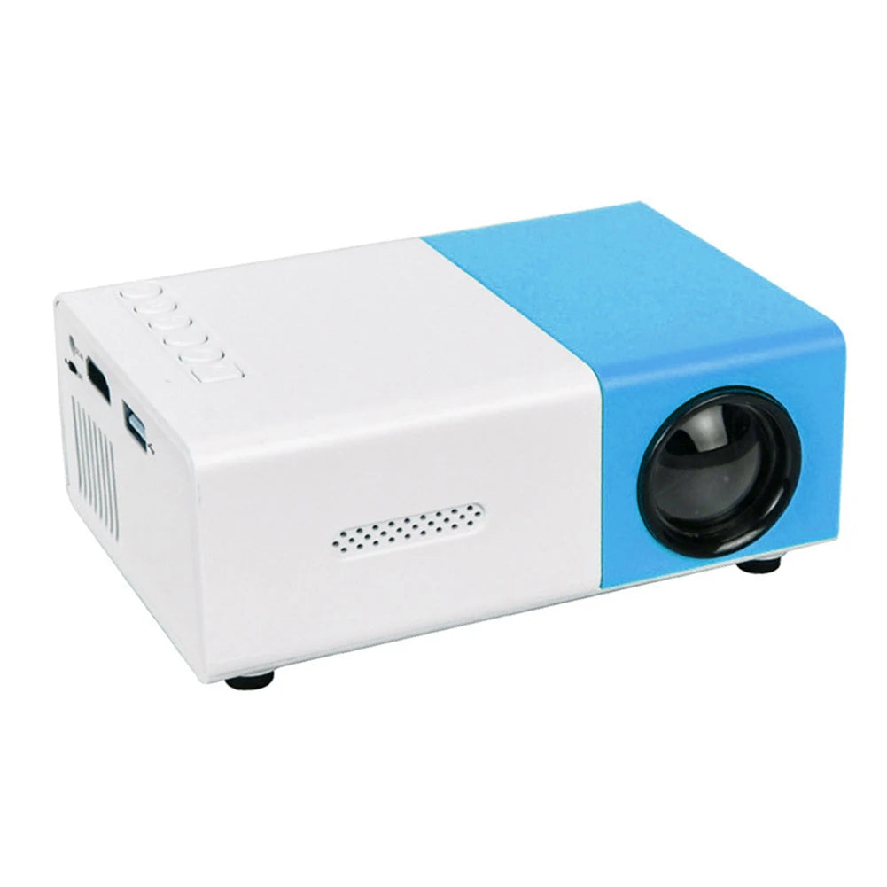 HD 1080P Mini LED Projector 400 Lumen Home Media Player 320X240 Portable LED Micro Projector W/ Remote Controller